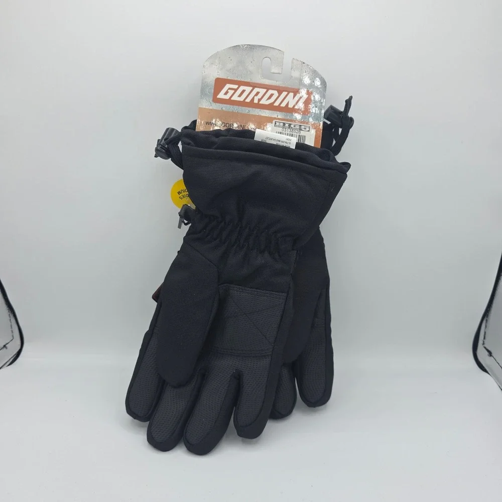 NWT Gordini Womens Ultra-Max Gauntlet Waterproof Winter Ski Gloves Black Medium